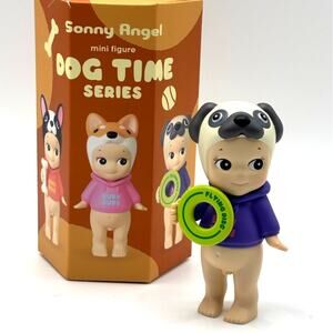 Authentic Sonny Angel Pug, Dog Time Series Mini Figure - NEW